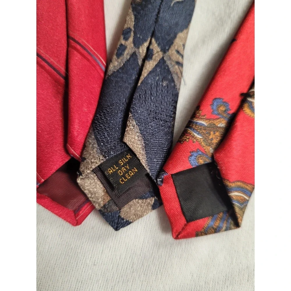 Etienne‎ Aigner Mens Neckties Lot/3 Silk Ties 1 Repp Formal Designer Ties